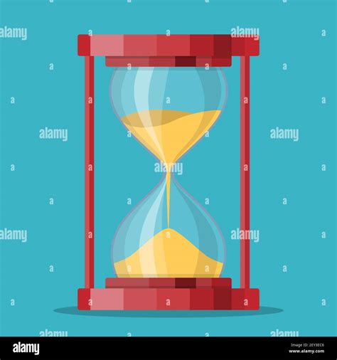 Transparent Sandglass Icon Stock Vector Image Art Alamy