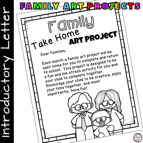 Monthly Take Home Art Projects For Preschool Or Kindergarten Made By