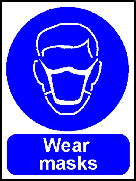 Safety Mask Sign Clipart Best