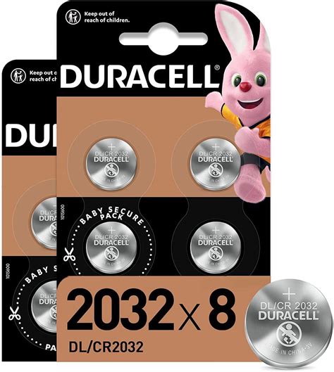 Piles Bouton CR2032 Duracell Lithium 3V Par 8 Bestpiles