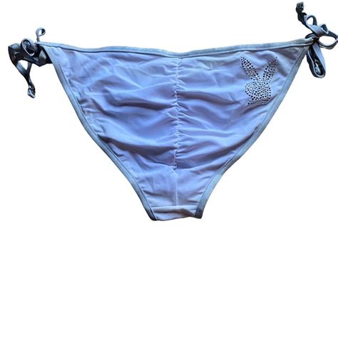 PLAYBOIII Bunny Bikini Bottoms NWOT Size L Depop