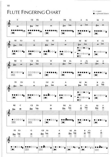 Flute Fingering Chart Amro Music Memphis Tn Artofit