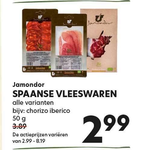 Jamondor Spaanse Vleeswaren Aanbieding Bij Natuurwinkel