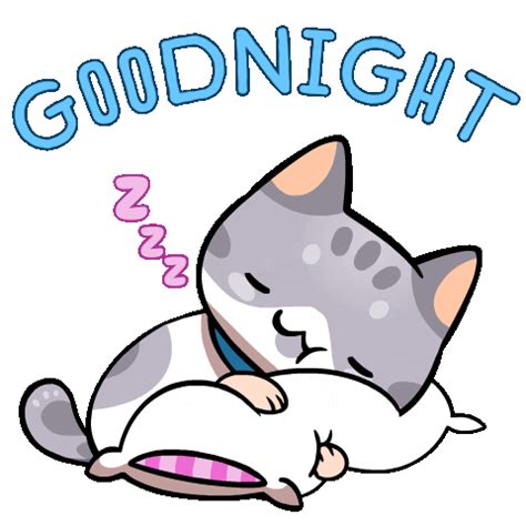 Good Night Sleeping Sticker By Mino Games For Ios Android Giphy