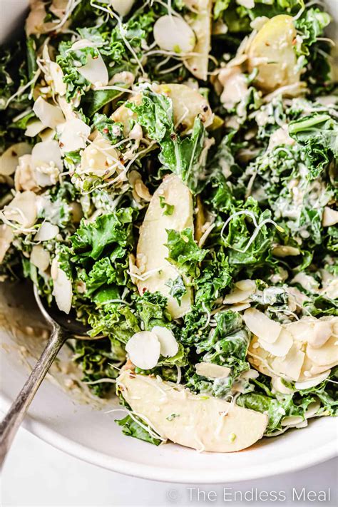 Creamy Kale Tahini Salad The Endless Meal®