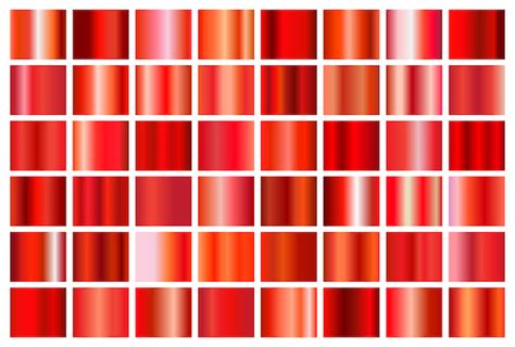 Premium Vector Red Gradients Collection