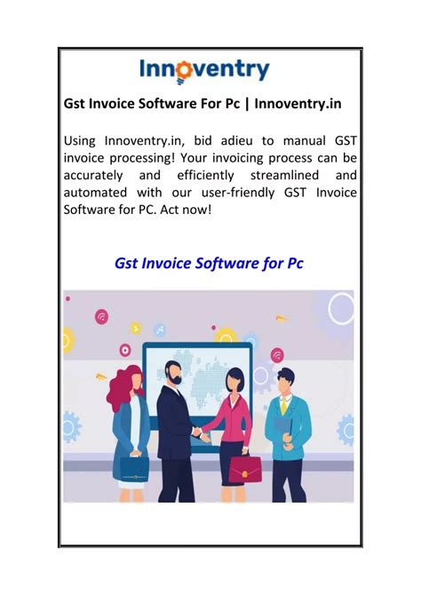 Ppt Gst Invoice Software For Pc Innoventry In Powerpoint Presentation