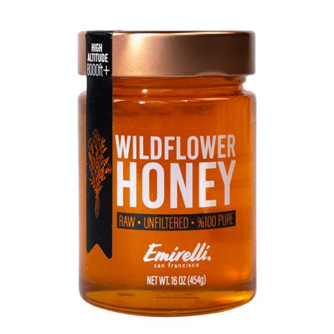 Emirelli Wildflower Honey 100 Pure Raw And Unfiltered From The High