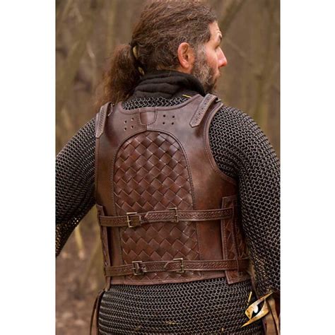 Ranger Torso Armour Top Grain Leather For Larp Adventurers Calimacil