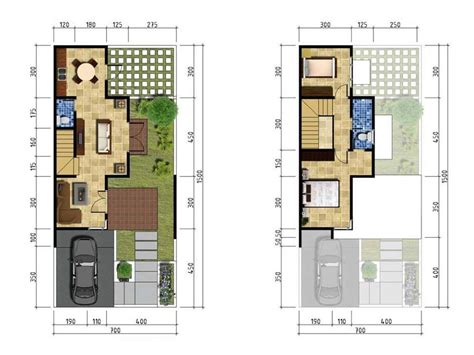 Kumpulan Gambar Denah Rumah Minimalis 2 Lantai Modern Home Styles 04