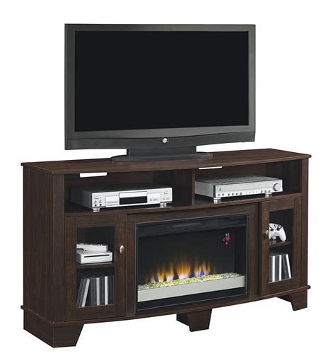 Classicflame 26mm4995 Nc72 La Salle Tv Stand For Tvs Up To 65 Midnight Cherry Electric