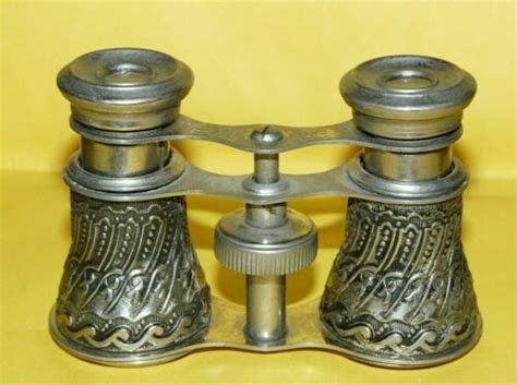 ~vintage~silver~metal~ornate~binoculars~opera~glasses~ Made In Occupied Japan ~ Antique Price