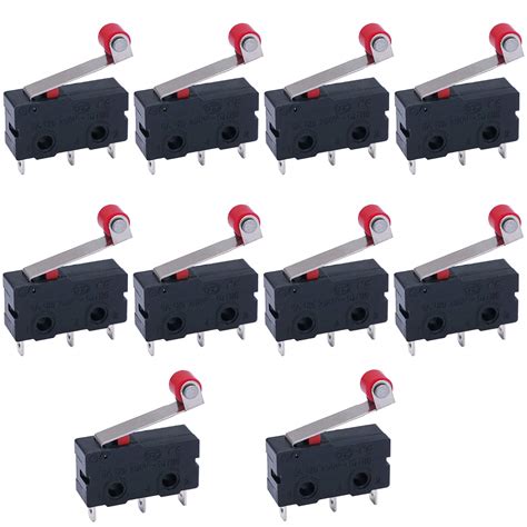 WPERSUVV Mini Micro Limit Switch Roller Lever Arm SPDT Snap Action LOT