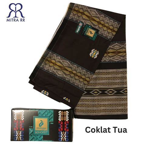 Jual Sarung Mangga Songket Tumpal Kembang Sarung Tenun Dewasa Motif