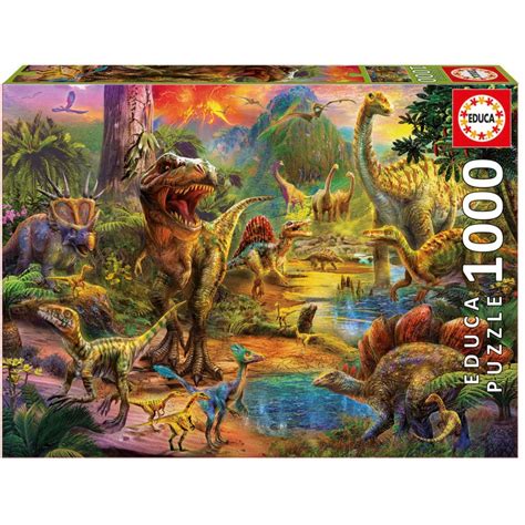 17655 Land Of Dinosaurs Educa 1000 Piece Puzzle