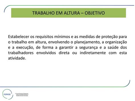 Ppt Nr Norma Regulamentadora Trabalho Em Altura Powerpoint