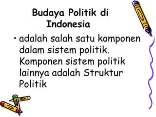 Budaya Politik Ppt