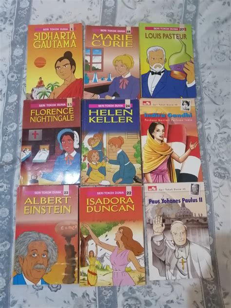 Seri Tokoh Dunia Komik Bahasa Indonesia Buku Alat Tulis Buku Di