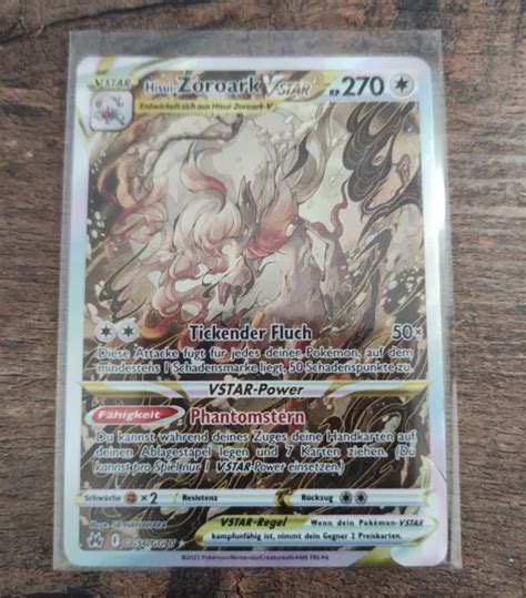 Hisui Zoroark Vstar Gg Gg Fullart Zenit Der K Nige Pokemon Karte