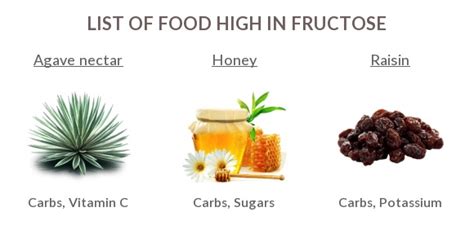 Fructose Rich Foods