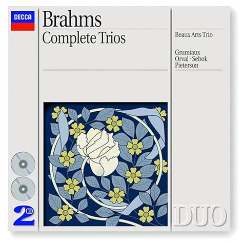 Brahms Piano Trio No In B Op Adagio By Beaux Arts Trio On