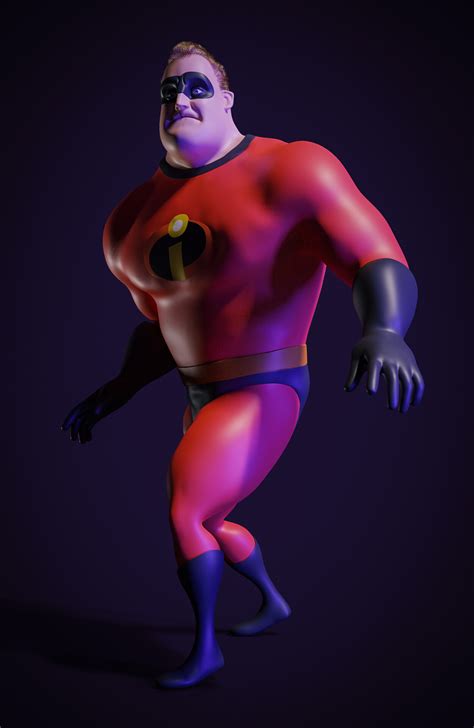 Robert "Bob" Parr | Mr. Incredible | Fan Art - Finished Projects - Blender Artists Community