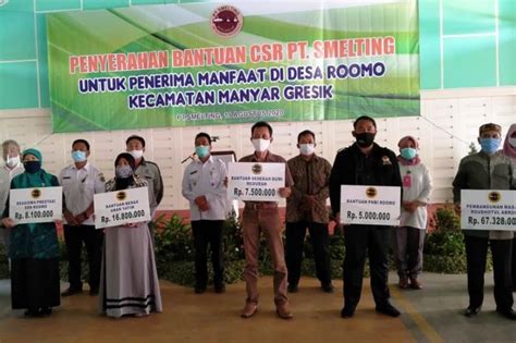 Pt Smelting Kucurkan Csr Rp Miliar Ke Desa Roomo Gresik Antara News