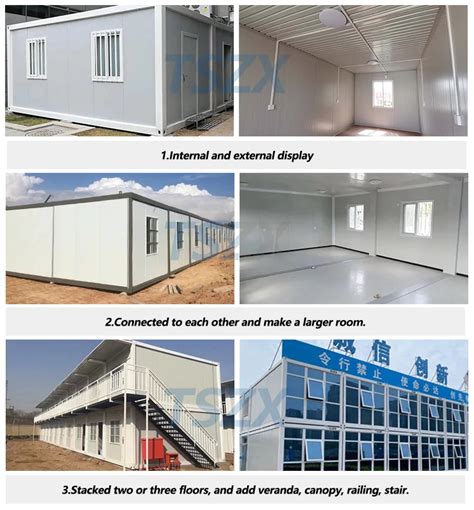 Fast Assembly China Prefab Flat Pack Container Prefab House Home Office Hotel Prefabricated ...