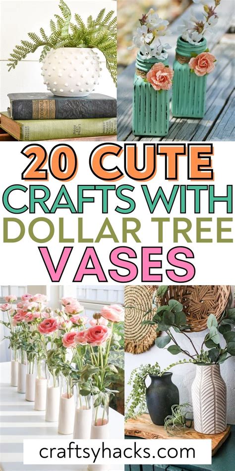 20 Diy Dollar Tree Vases Artofit