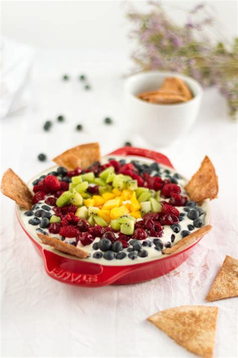 Käsekuchen Dip Mit Süßen Tacos Und Früchten Hase Im Glück