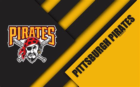 Descargar Fondos De Pantalla Los Piratas De Pittsburgh Mlb K Negro