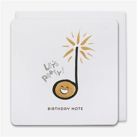 Birthday note