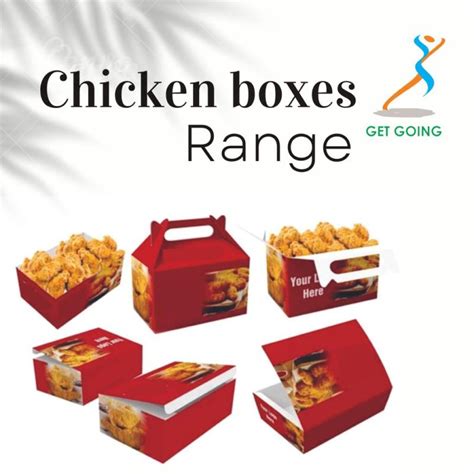 Paper Printed Chicken Box For Packing Food Feature Light Weight Impeccable Finish Eco