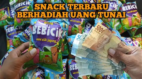 Snack Viral Terbaru Berhadiah Uang Tunai Unboxing Snack Bebicik