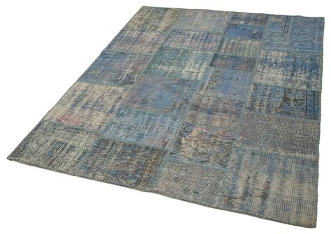 Bungalow Rose Vipin Hand Knotted Wool Patchwork Rug Wayfair