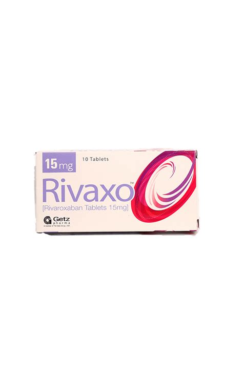 Getz Rivaxo Rivaroxaban 15mg 10 S LifePlus Pharmacy