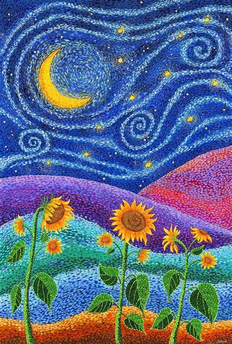 Pin By Michele Sartin On Follow The Sun Sunflowers In 2024 Dot Art