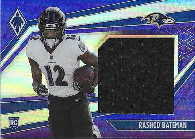 Panini Phoenix Rashod Bateman Rookie Purple Patch Baltimore