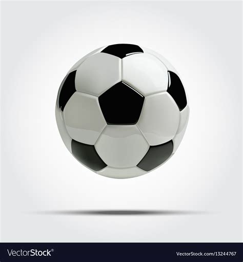 Realistic Soccer Ball Or Football Ball Royalty Free Vector