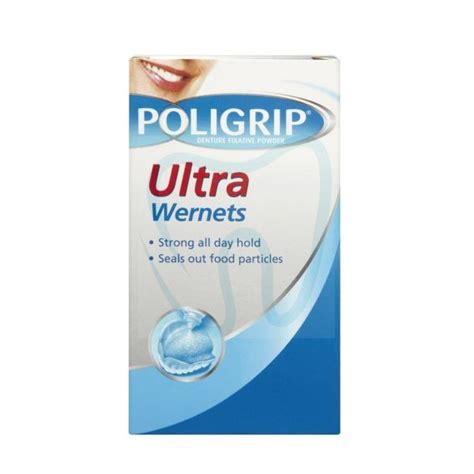 Poligrip Wernets Ultra Denture Fixative Powder G