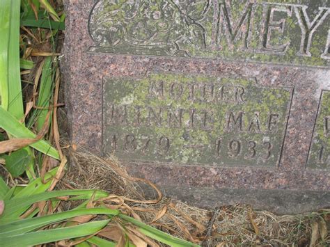 Minnie Mae Critchet Meyers 1879 1933 Mémorial Find A Grave