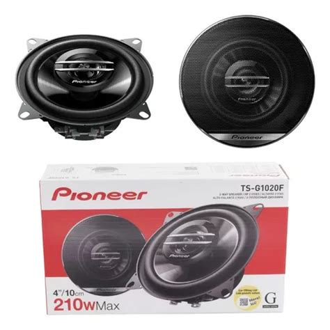 Bocinas Coaxiales 4 Pulgadas Pioneer Ts g1020f 2 Vías 210w Meses sin