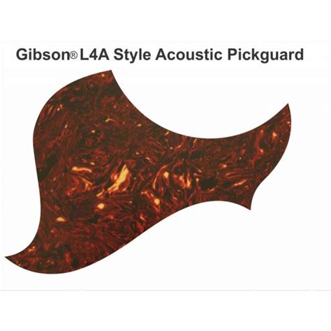 Gibson L4a Acoustic Brown Tortoise Pickguard Custom Pickguards