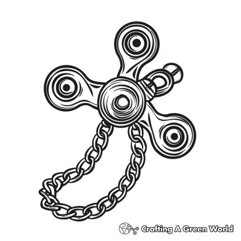 Fidget Toys Coloring Pages Free Printable