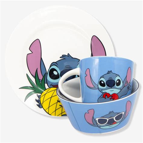 Breakfast Set Stitch Zonacriativa Laranja Lima Papelaria