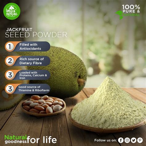 Jackfruit Seed Powder Social Media Ideas Design Creative Packaging