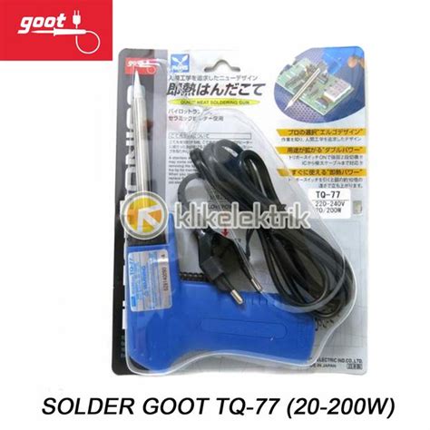 Jual Solder Goot Tq W V Ori Japan Soldering Iron Quick Heat