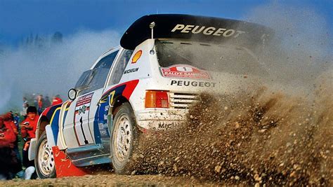 Peugeot T Of Timo Salonen At Rally San Remo Rally Car