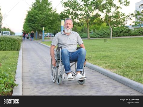 Elderly Man Wheelchair Image And Photo Free Trial Bigstock