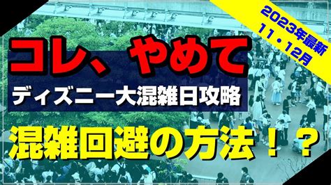 【初心者の楽しみ方】【9割の人が知らない】ディズニーの大混雑日でやってはいけないng行動5選！【ダウンロード】 ダウンロード天国